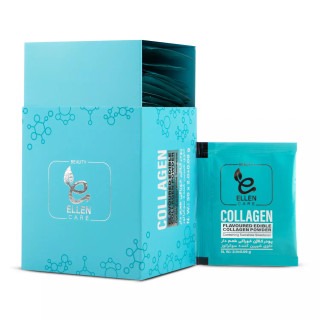 پودر کلاژن خوراکی طعم دار حاوی شیرین کننده سوکرالوز بسته 30عددی (تاریخ جدید)