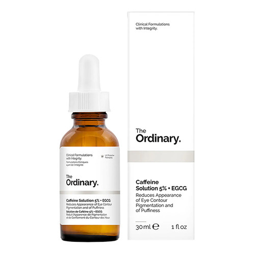 سرم کافئین 5% دور چشم اوردینری روشن کننده و ضد تیرگی و پف دور چشم 30 میل