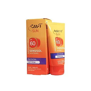 کرم ضد آفتاب بژ روشن SPF60 آردن | مناسب پوست های حساس فاقد جاذب شیمیایی