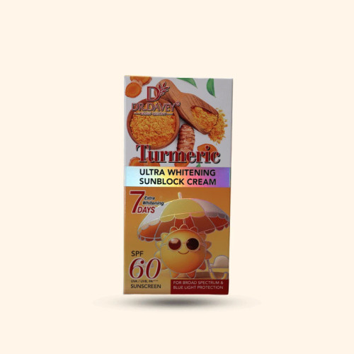ضد آفتاب Turmeric spf 60 رنگی 100 میلی لیتر