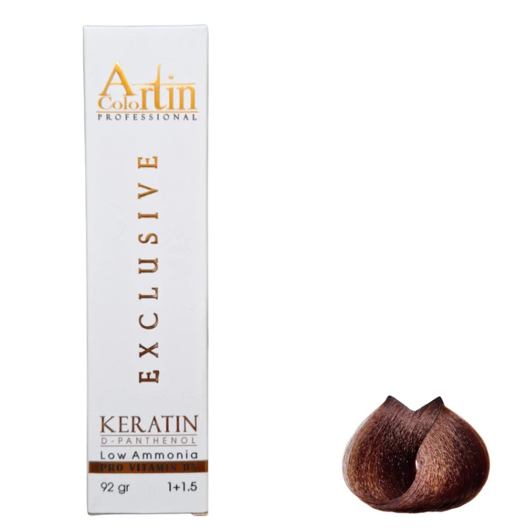 رنگ مو آرتین شماره 5.2 حجم 100 میلی لیتر رنگ قهوه ای زیتونی روشن