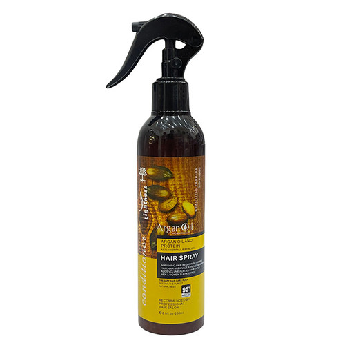 اسپری مو روغن آرگان و پروتئین لایتنس Lightness Argan Oil & Protein Hair Spray 250Ml