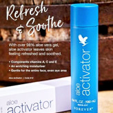 تونر پاک کننده صورت فوراور مدل Aloe Aktivator مناسب برای انواع پوست حجم 130 میلی لیتر