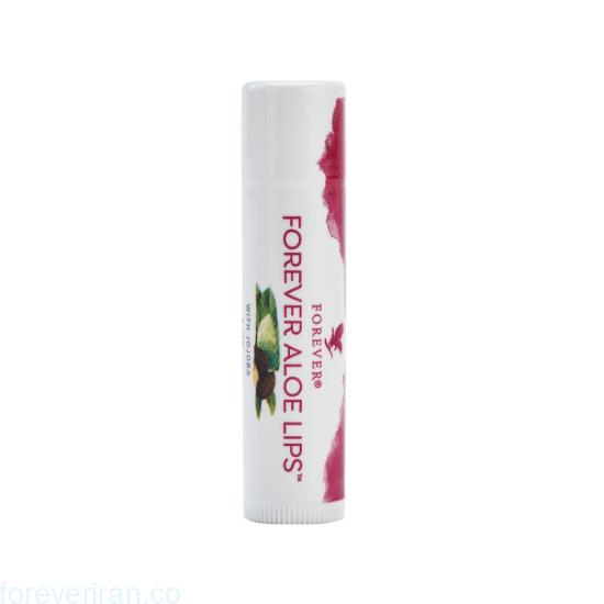 بالم لب فوراور مدل Aloe Lips مرطوب‌کننده و نرم‌کننده قوی با عصاره آلوئه‌ورا و روغن جوجوبا