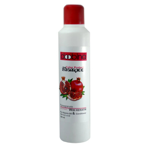 شامپو تثبیت کننده رنگ مو دوبینا مدل POMEGRANATE حجم 500 میلی لیتر