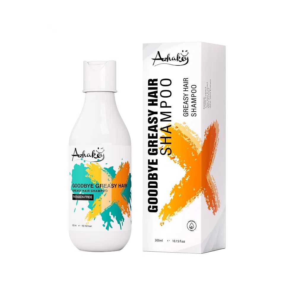شامپو مو آژاکی مناسب موی چرب azhakey
