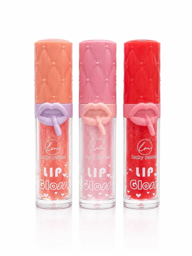 lip glass براق لب lucky رنگ قرمز