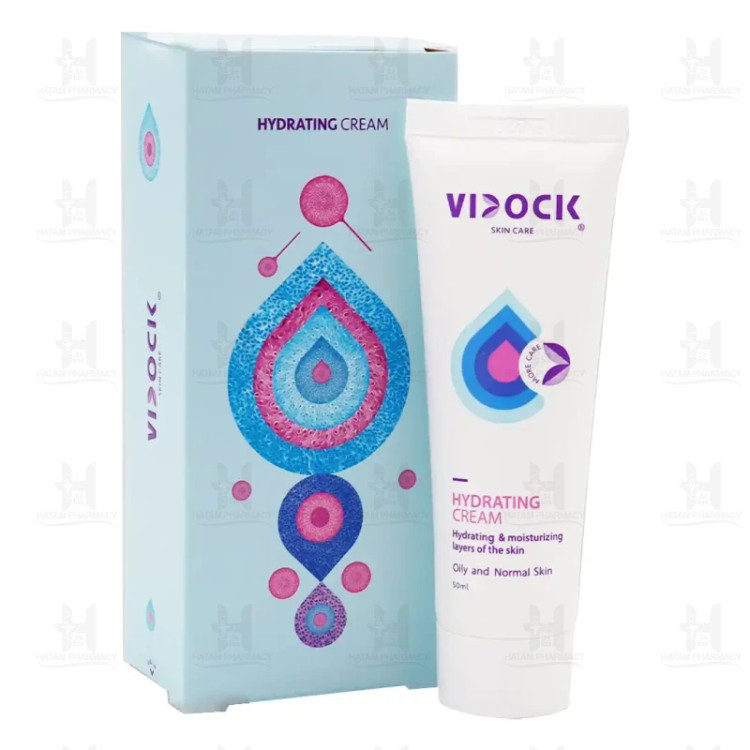 کرم آبرسان ویدوک پوست چرب و نرمال50 میلی لیتر VIDOCK