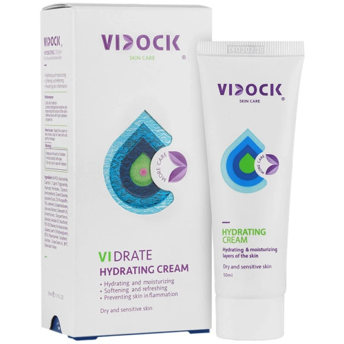 کرم آبرسان ویدوک Vidock مناسب پوست خشک مدل Vidrate